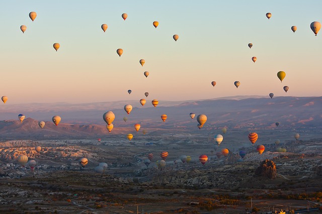 Hot air balloons over Cappadocia
